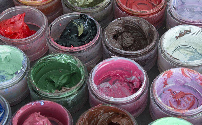 (圖:紡織色漿的配置)