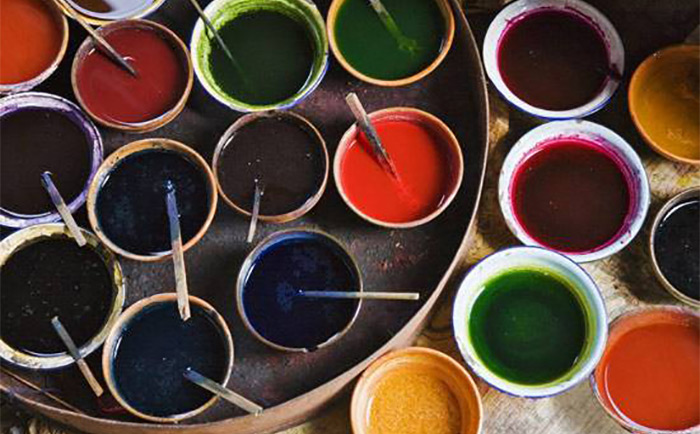 (圖:分散染料的配置)