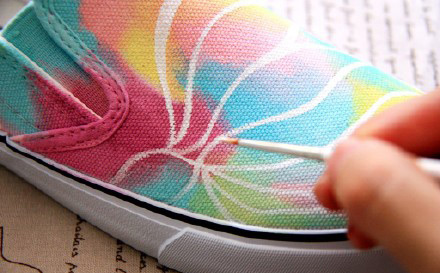 （圖：紡織顏料在布鞋上的上色應用3）