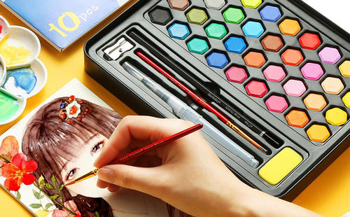 (圖:分散劑在固體顏料中的作用)